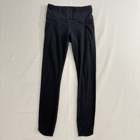 Athleta Black Athletic Leggings Size ST Small TALL - Picture 1 of 9